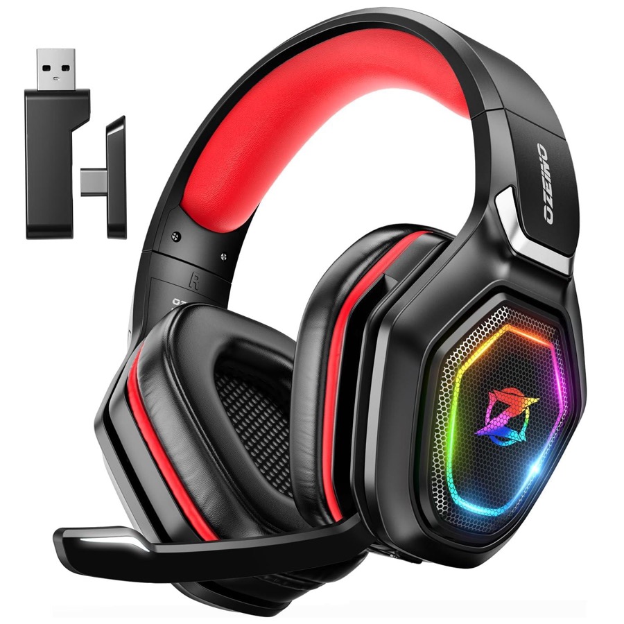 Generic Brand Competitive Play Gear - 2.4GHz Gaming Headset Wireless with Flip Mic for Ps5