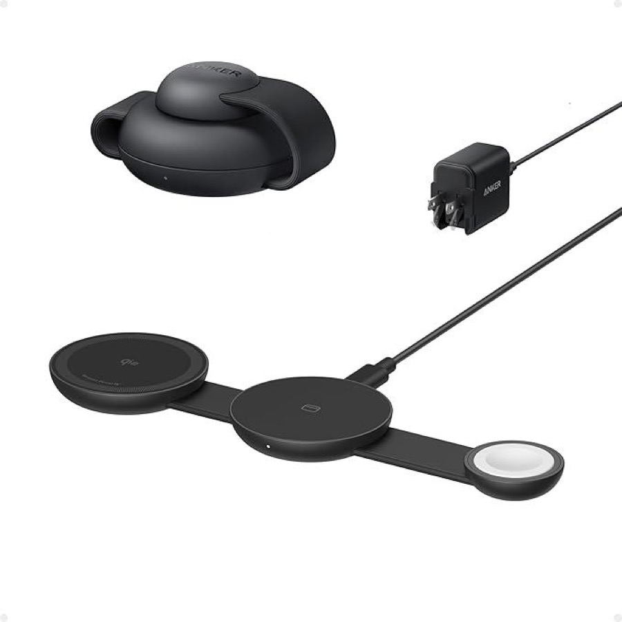 Anker Studio Power Hub - Anker MagSafe Compatible MagGo UFO 3-in-1 Charger